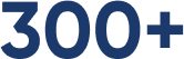 300+